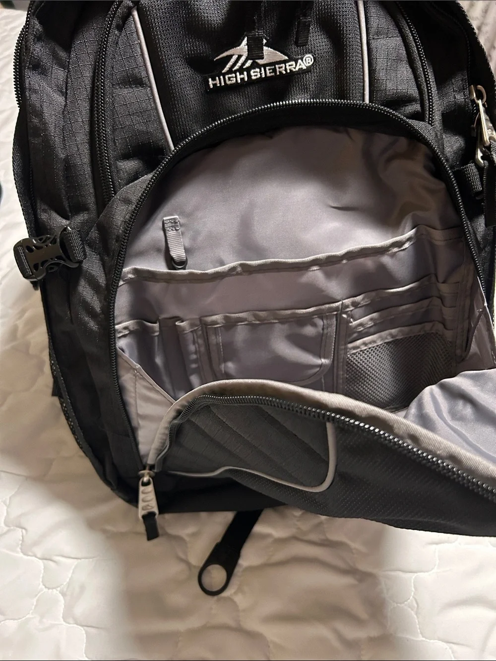High Sierra Swerve Backpack Black NWT